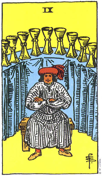 O que significa a carta (9 De Copas) no Tarot