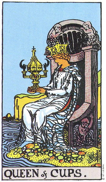 O que significa a carta (Rainha De Copas) no Tarot