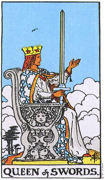 O que significa a carta (Rainha De Espadas) no Tarot