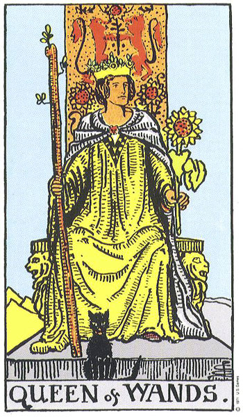 O que significa a carta (Rainha De Paus) no Tarot