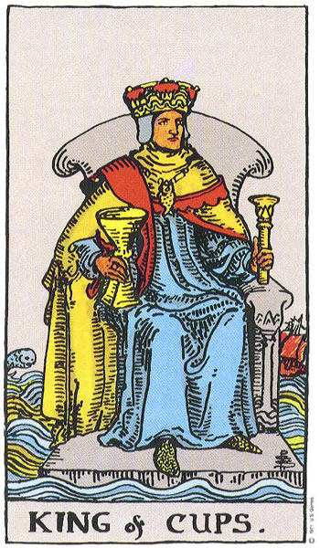 O que significa a carta (Rei De Copas) no Tarot