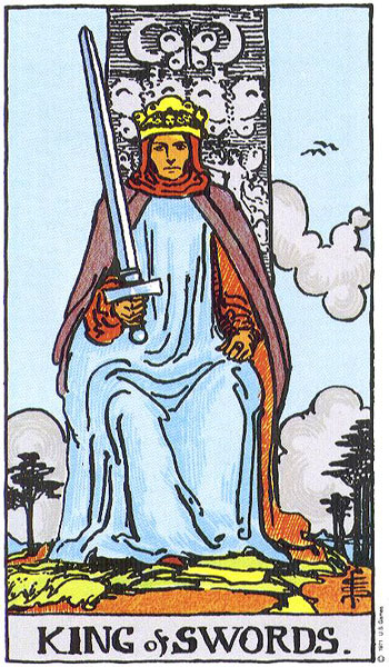 O que significa a carta (Rei De Espadas) no Tarot