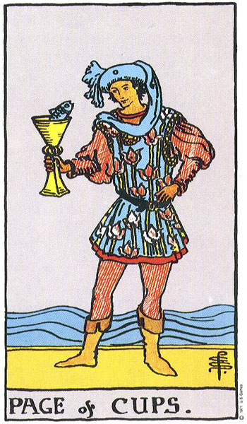 O que significa a carta (Valete De Copas) no Tarot