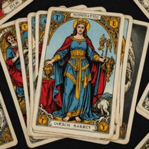 Combinação das cartas A Força e A Justiça sobre decisões difíceis