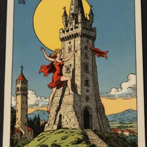 Combinação das cartas A Força e A Torre sobre o futuro