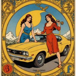 Combinação das cartas A Força e O Carro em relacionamentos