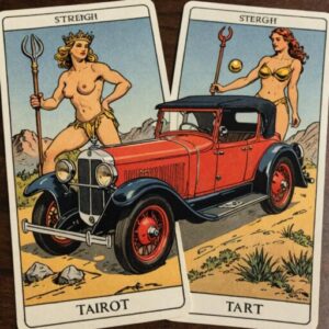 Combinação das cartas A Força e O Carro no trabalho