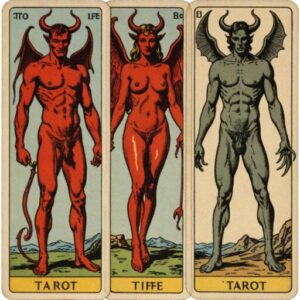 Combinação das cartas A Força e O Diabo na vida espiritual
