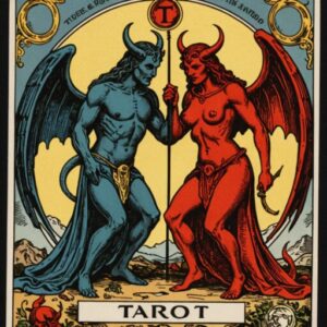 Combinação das cartas A Força e O Diabo no amor