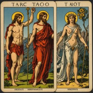Combinação das cartas A Força e O Hierofante como conselho do dia