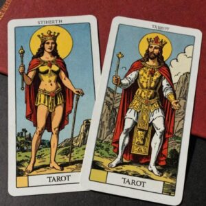 Combinação das cartas A Força e O Julgamento na vida espiritual