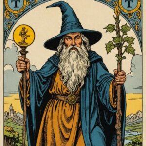 Combinação das cartas A Força e O Mago como conselho do dia