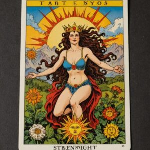 Combinação das cartas A Força e O Sol em momentos de transição