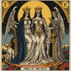 Combinação das cartas A Imperatriz e A Morte em momentos de transição