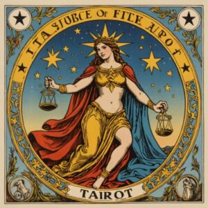 Combinação das cartas A Justiça e A Estrela no amor