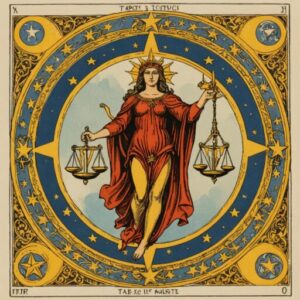 Combinação das cartas A Justiça e A Estrela sobre decisões difíceis