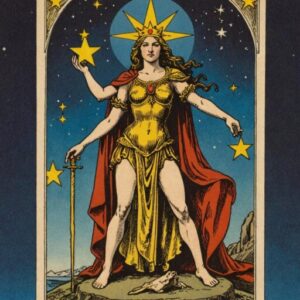 Combinação das cartas A Justiça e A Estrela sobre o futuro