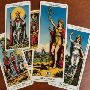 Combinação das cartas A Justiça e A Morte na vida espiritual