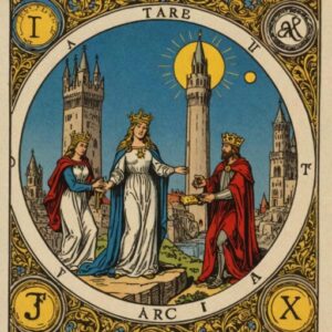 Combinação das cartas A Justiça e A Torre no trabalho