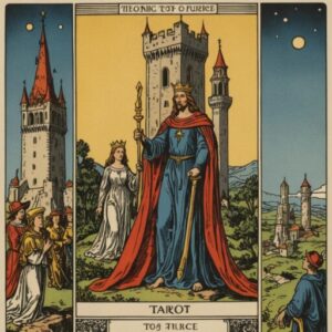 Combinação das cartas A Justiça e A Torre sobre o futuro