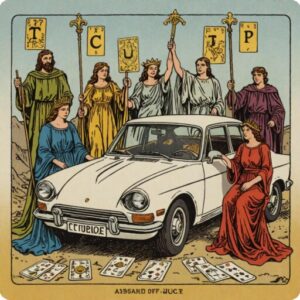 Combinação das cartas A Justiça e O Carro na vida financeira