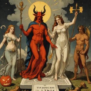 Combinação das cartas A Justiça e O Diabo na vida espiritual