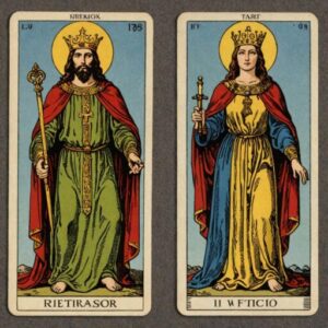 Combinação das cartas A Justiça e O Imperador em relacionamentos
