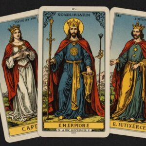Combinação das cartas A Justiça e O Imperador sobre o futuro