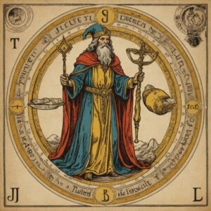 Combinação das cartas A Justiça e O Mago em momentos de transição