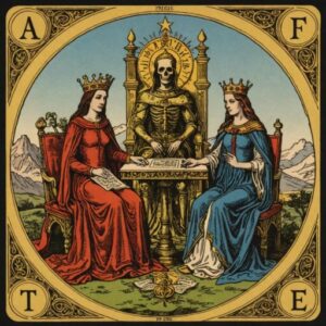 Combinação das cartas A Morte e A Imperatriz como conselho do dia