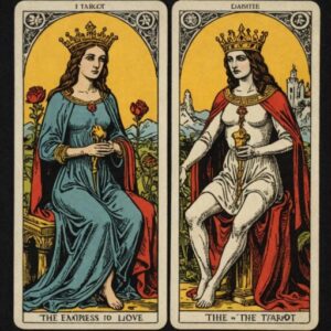 Combinação das cartas A Morte e A Imperatriz no amor