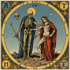 Combinação das cartas A Morte e O Hierofante em momentos de transição