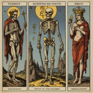 Combinação das cartas A Morte e O Hierofante no trabalho