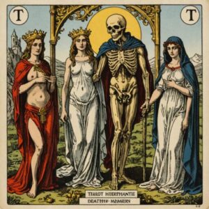 Combinação das cartas A Morte e O Hierofante sobre o futuro
