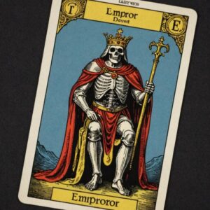 Combinação das cartas A Morte e O Imperador como conselho do dia