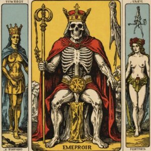 Combinação das cartas A Morte e O Imperador na saúde