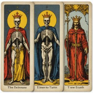 Combinação das cartas A Morte e O Imperador na vida espiritual