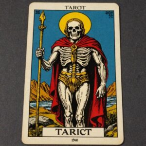 Combinação das cartas A Morte e O Louco como conselho do dia