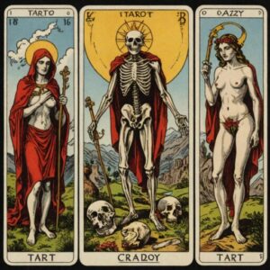Combinação das cartas A Morte e O Louco na saúde