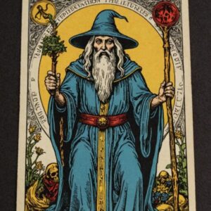 Combinação das cartas A Morte e O Mago como conselho do dia