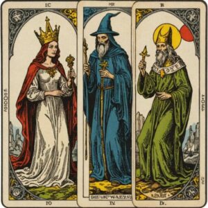 Combinação das cartas A Morte e O Mago no amor