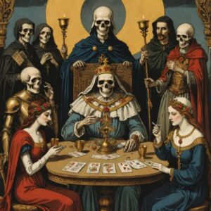 Combinação das cartas A Morte e Os Enamorados como conselho do dia