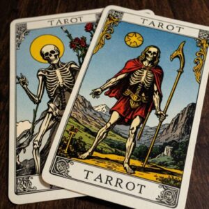 Combinação das cartas A Morte e Os Enamorados na saúde