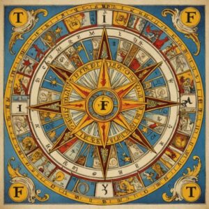 Combinação das cartas A Roda da Fortuna e A Estrela em relacionamentos