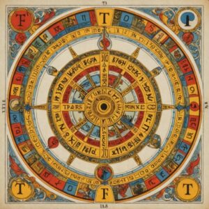 Combinação das cartas A Roda da Fortuna e A Força na vida espiritual