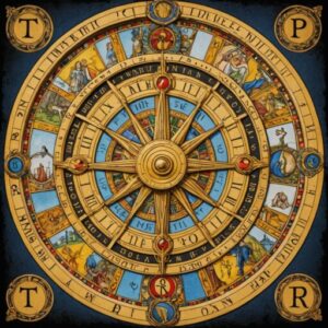 Combinação das cartas A Roda da Fortuna e A Força no trabalho
