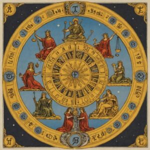 Combinação das cartas A Roda da Fortuna e A Justiça como conselho do dia