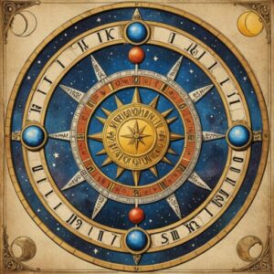 Combinação das cartas A Roda da Fortuna e A Lua sobre o futuro