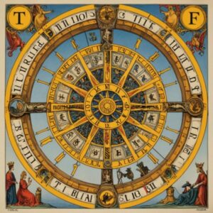 Combinação das cartas A Roda da Fortuna e A Torre em momentos de transição