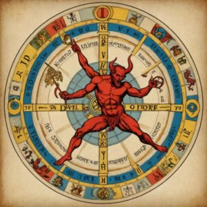 Combinação das cartas A Roda da Fortuna e O Diabo na saúde